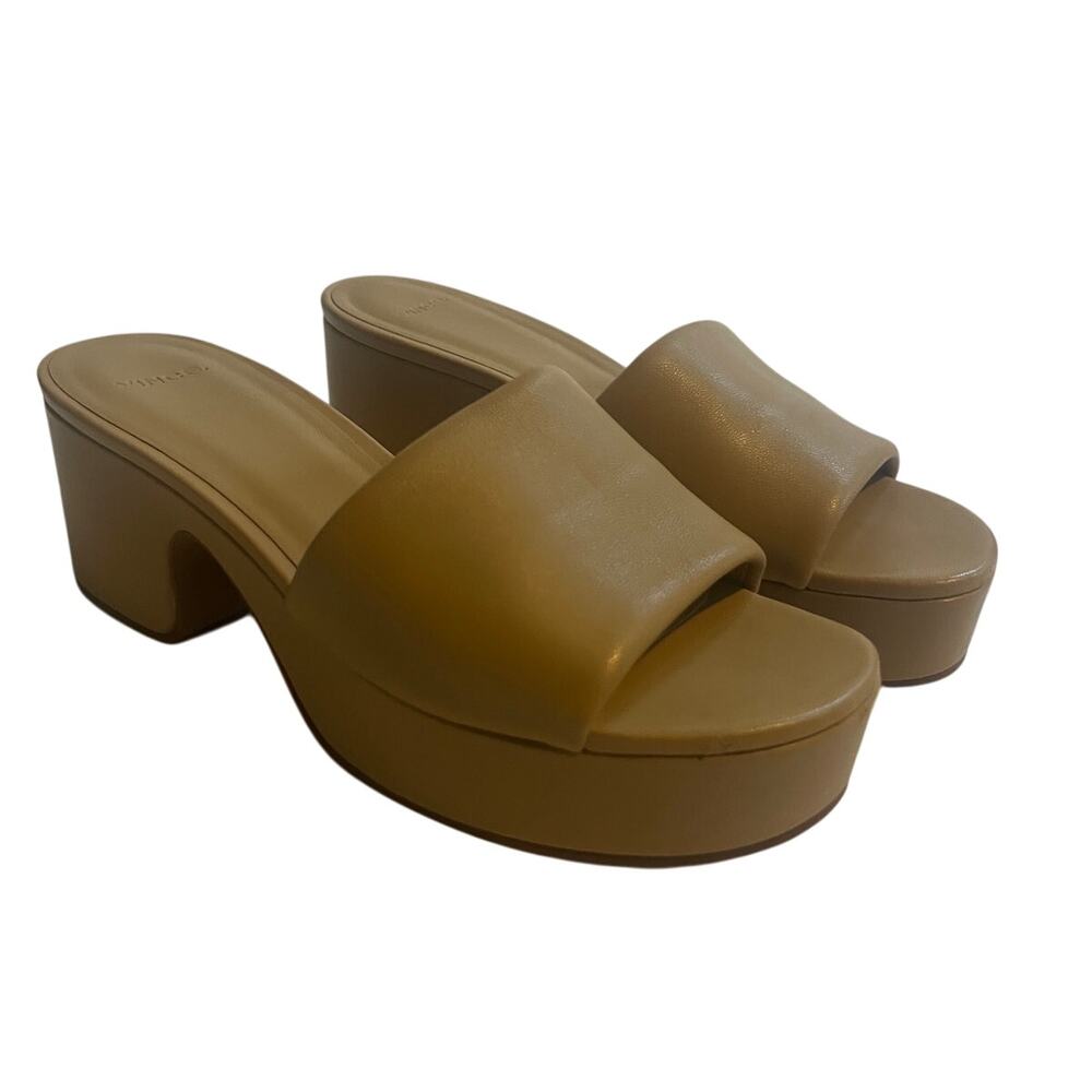 Vince platform margo sandal blonde siz 7.5